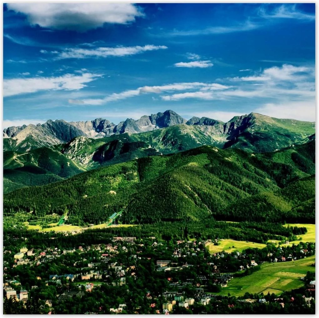 Poszterek 100x100 Tájkép Tátra Lengyel hegyek