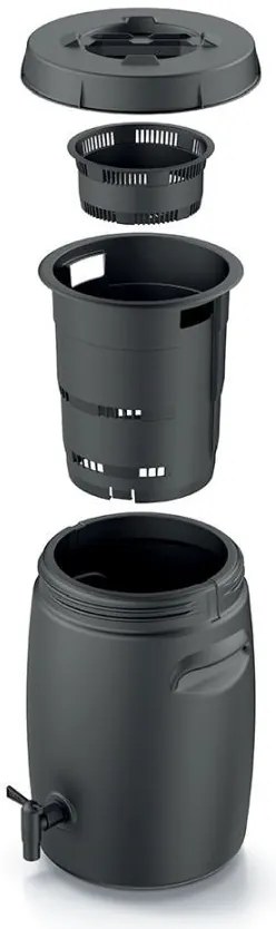 Prosperplast COMBIOLIQ komposztáló, fekete 25l