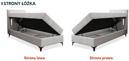 Egyszemélyes ágy 80 cm Hebara 1 (terakota) (ágyráccsal és matraccal) (tárolóhellyel) (B). 1103564