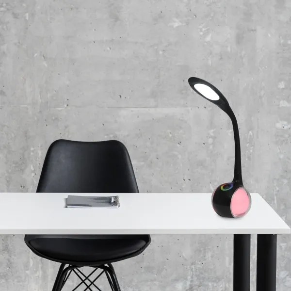 LED RGBW Dimmelhető érintős asztali lámpa COSMOS LED/6,5W/230V fekete