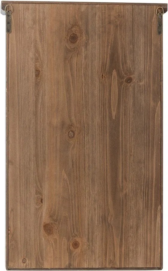 Fekete jegenyefenyő függő tálalószekrény 50x80x14 cm Hazem – Bloomingville