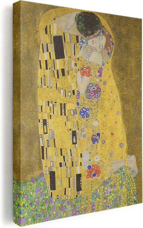 Gustav Klimt: A csók - 1907 vászonkép