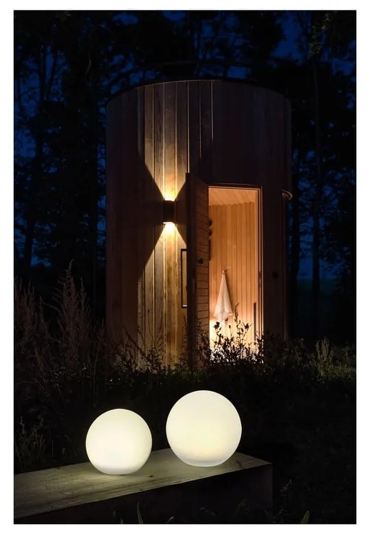 Napelemes LED kültéri lámpa ø 30 cm Maane – Villa Collection