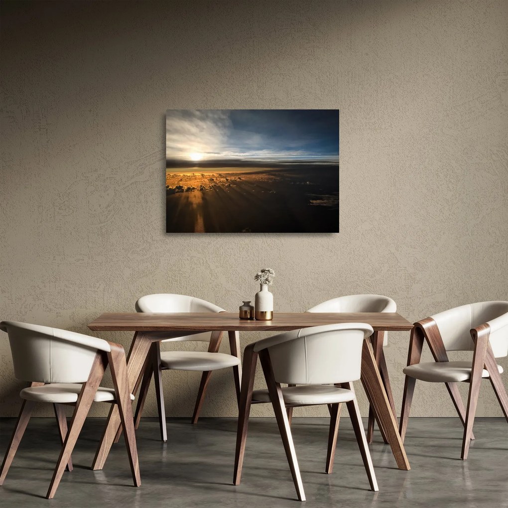 Az ég képe (üvegen) (70x50 cm)