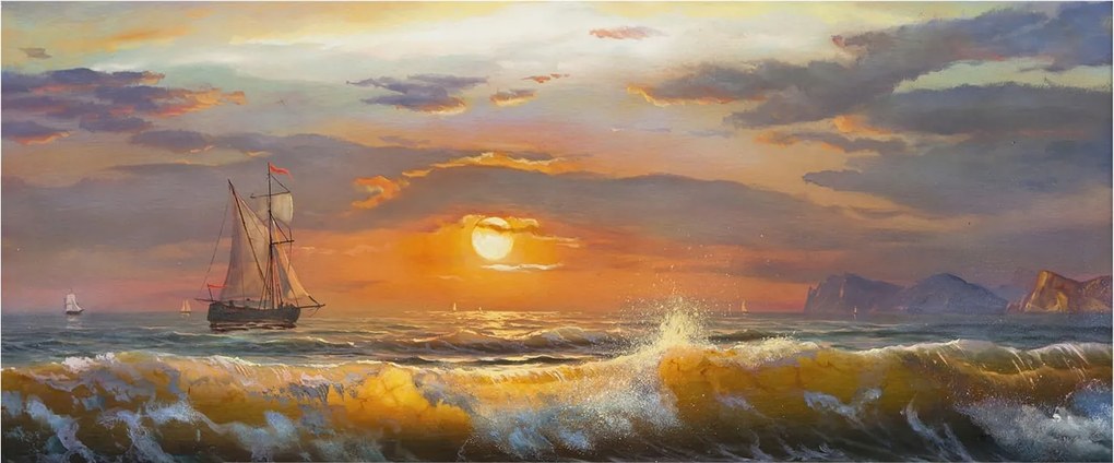 Flizelina fotótapéta Nappaliba és Hálószobába Tengeri panoráma 250x104