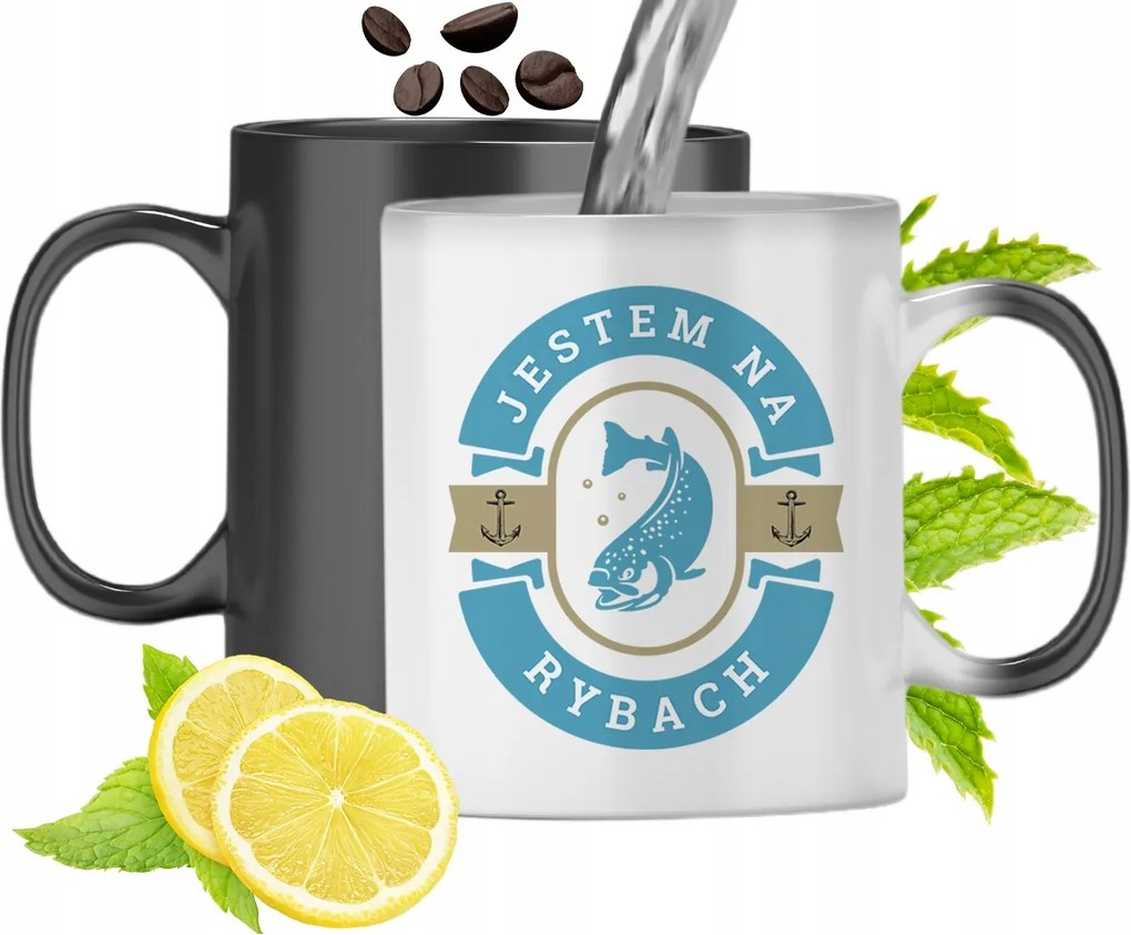 Mágikus Bögre Horgászoknak Színváltós, fényképes nyomattal