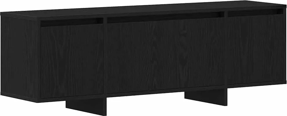 vidaXL TV szekrény Fekete tölgy 120 x 30 x 40,5 cm Faanyag