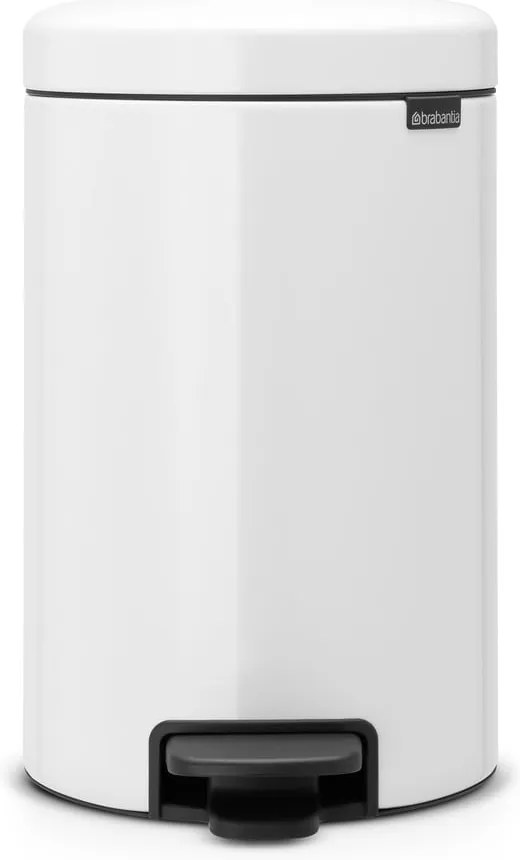 Fehér acél pedálos szemetes 12 l NewIcon – Brabantia
