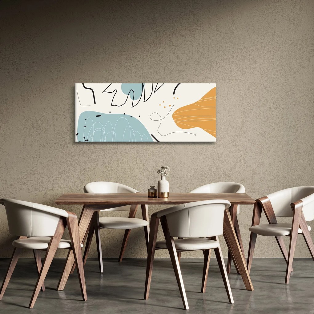Kép - Levél illusztráció (120x50 cm)