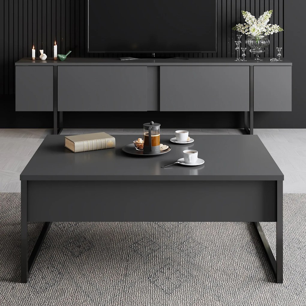 Dohányzóasztal Luxury (fekete). 1062896