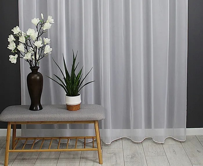 Függöny kész fátyol sima 290x230 gyönyörű klasszikus elegáns fátyol