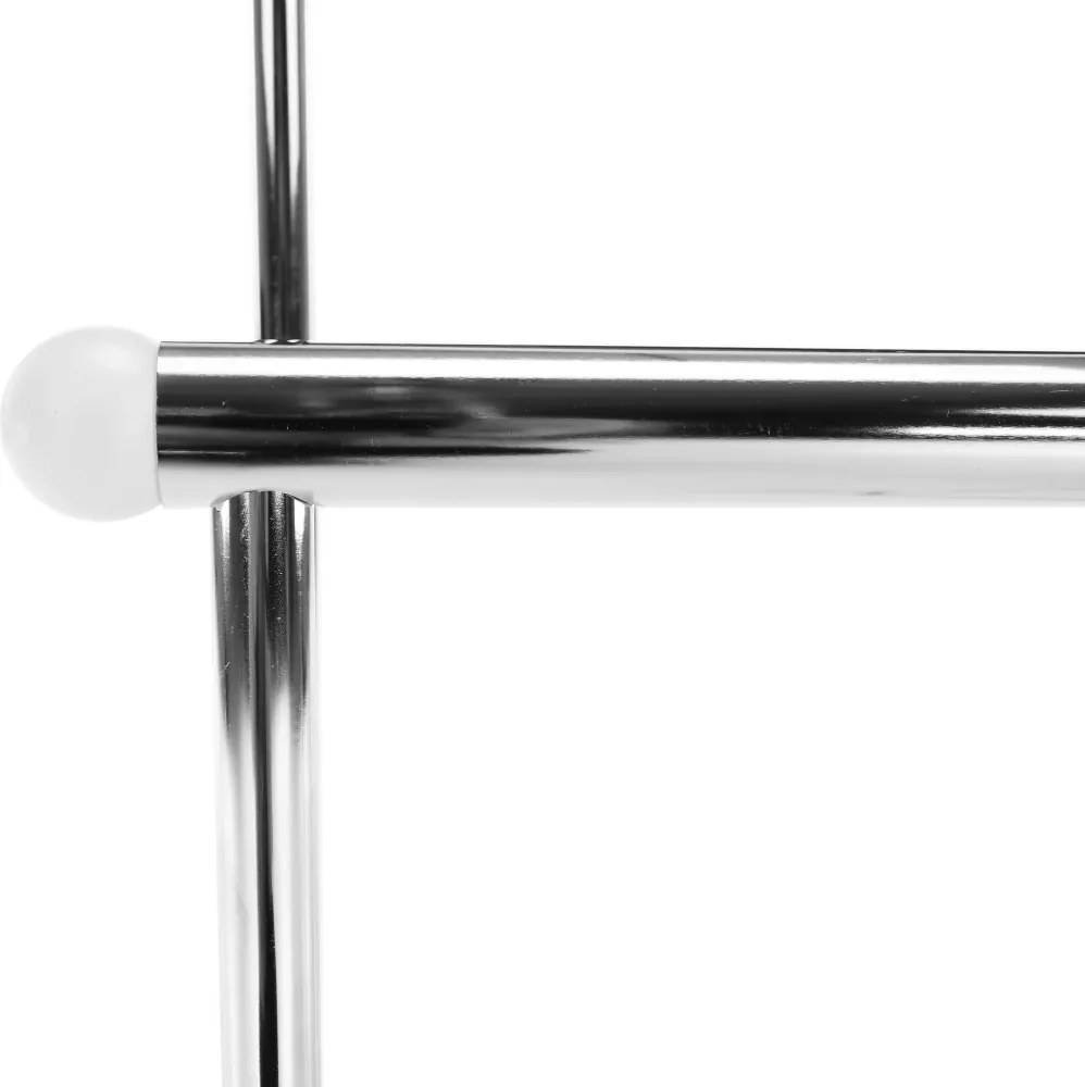 Fogas, néma szolga, króm + fehér, ELIAS