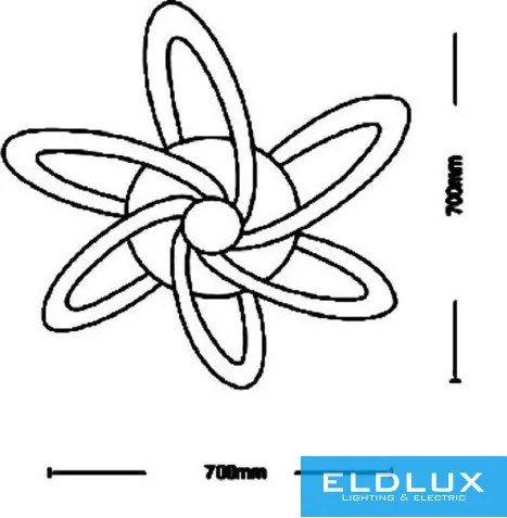 ELDLUX C15-3C Modern LED Mennyezeti Lámpa IP20
