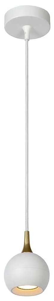 Lucide 09434/01/31 - Csillár zsinóron FAVORI 1xGU10/5W/230V fehér