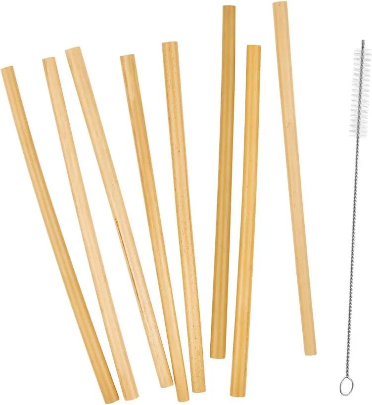 BAMBOO LOUNGE szívószál, bambusz 8 darab/csomag