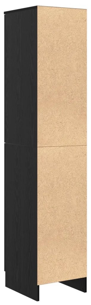 Magas Szekrény Musta tammi 35 x 39 x 168 cm Faanyag