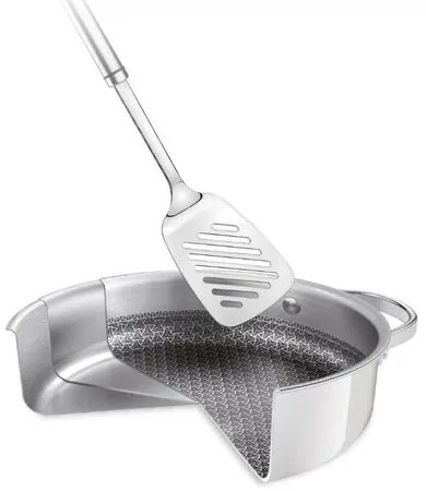 Tescoma SteelCRAFT mély serpenyő fedővel  átmérő 24 cm, 2 fogantyúval, 24 cm