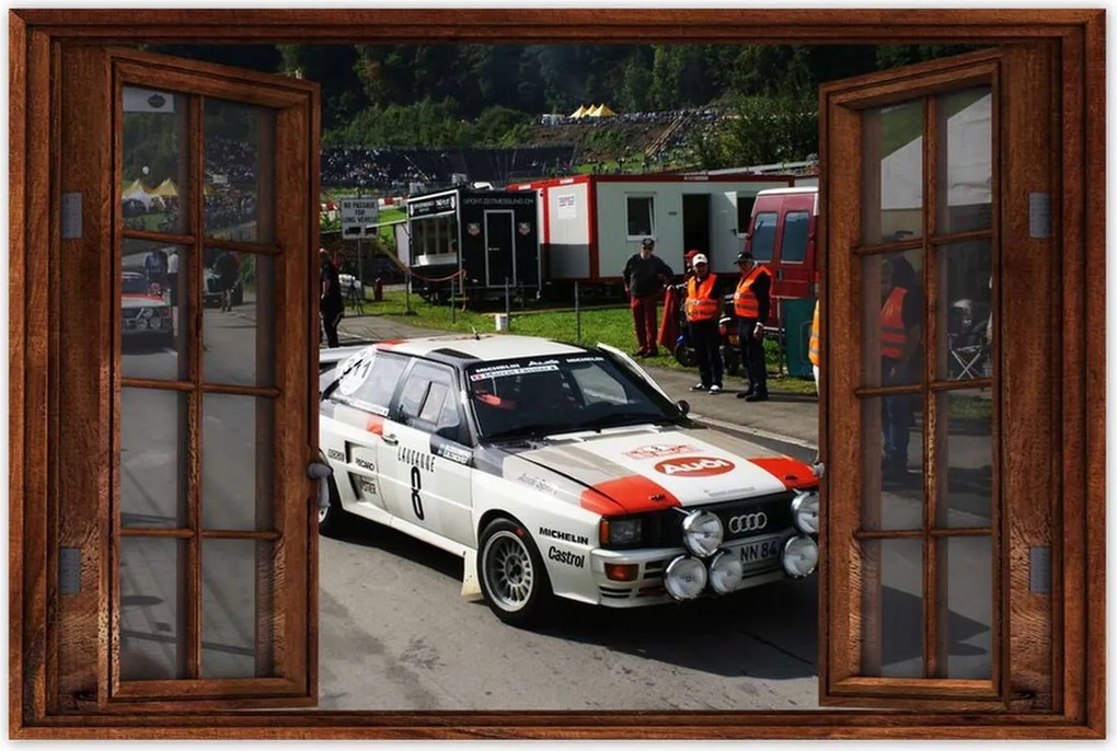 Poszterek 90x60 Audi Quattro a rally-n