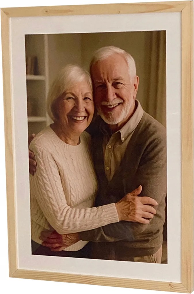 Fa képkeret A3 30x42 skandináv lucfenyő védőbevonattal