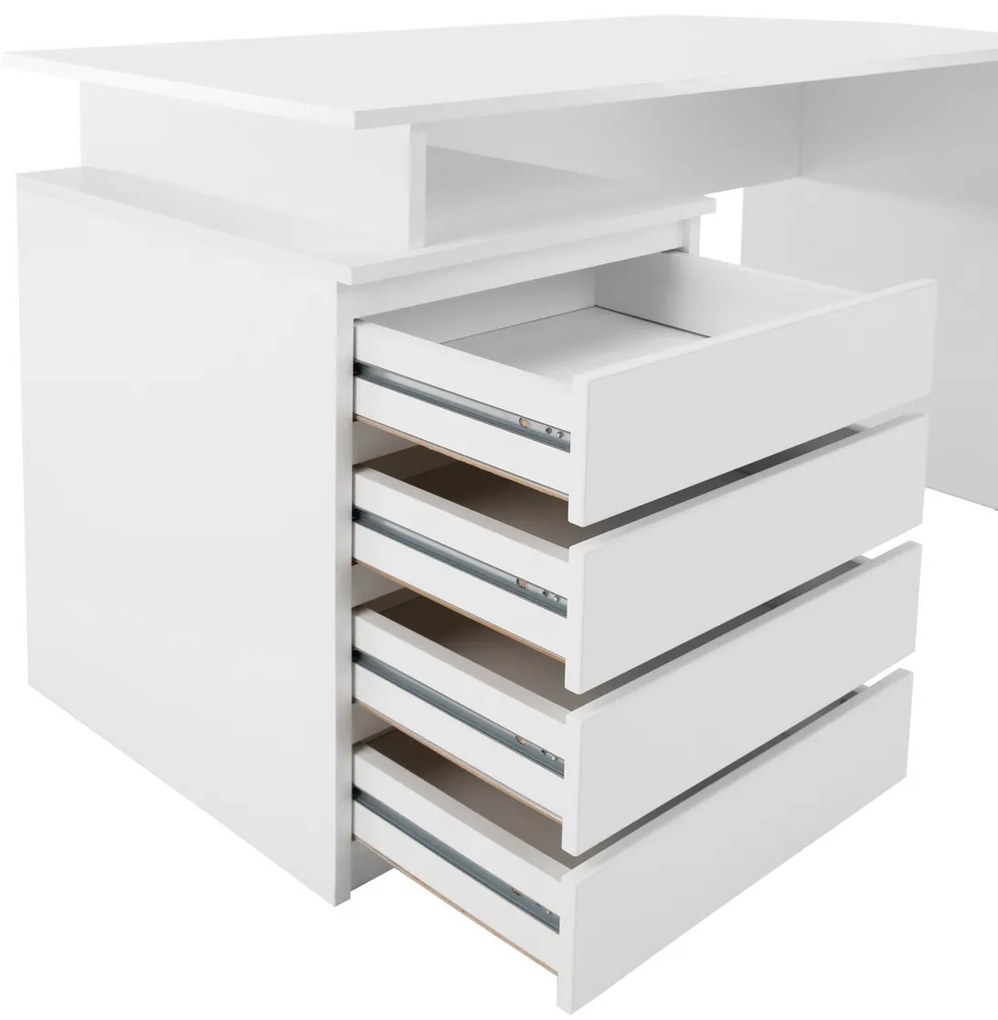 HANY NEW íróasztal, fehér