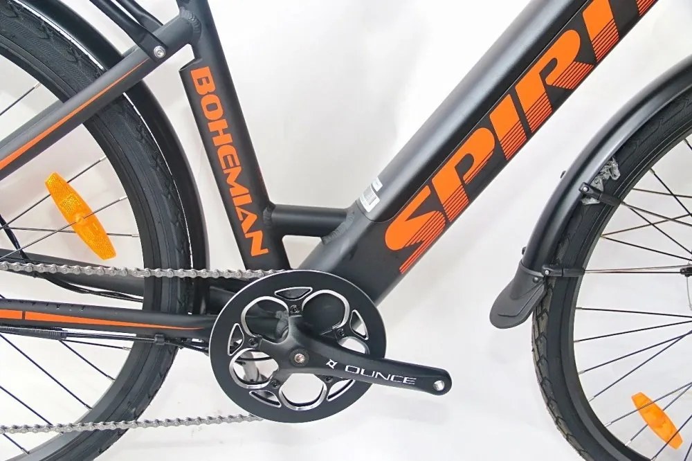 Spirit Bohemian Sport elektromos kerékpár, fekete, 16Ah
