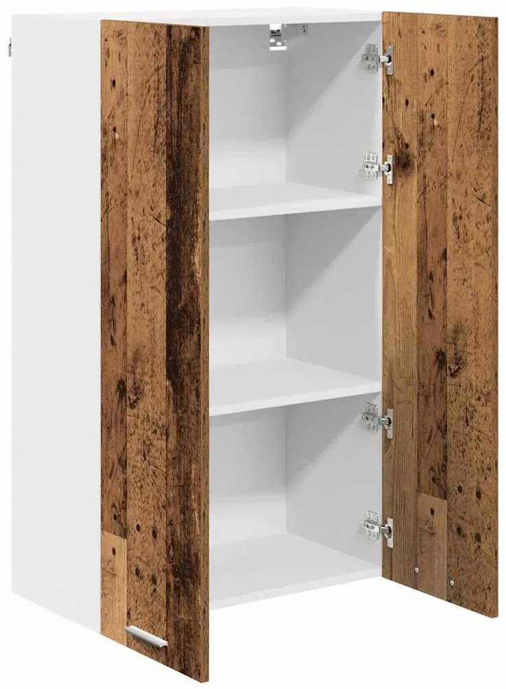 Függő szekrény polcokkal Riga Öreg fa 60 x 31 x 100 cm Faanyag