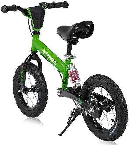 Rennmeister® Gyerek futóbicikli rugózással – zöld