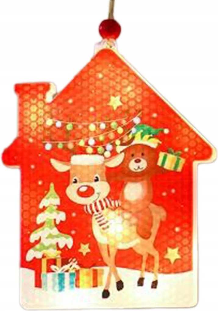 Led házikó medál 11,5cm 2700K Karácsonyi Lvt