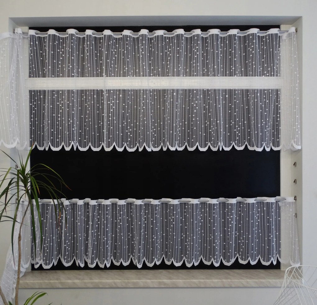 Mg Irigység 12/200 jacquard fehér 40cm 1,6m