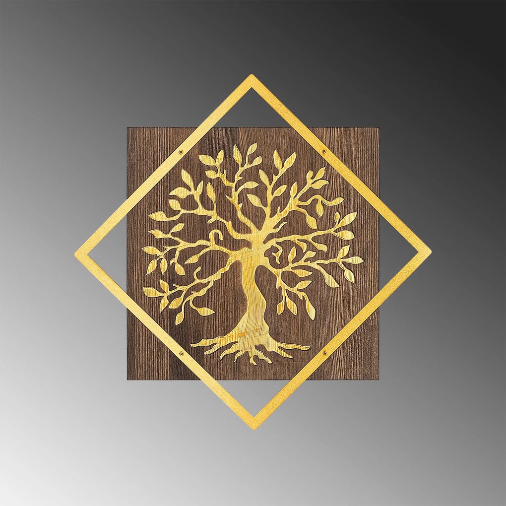 Fa fali dekoráció, Tree v2 - Arany