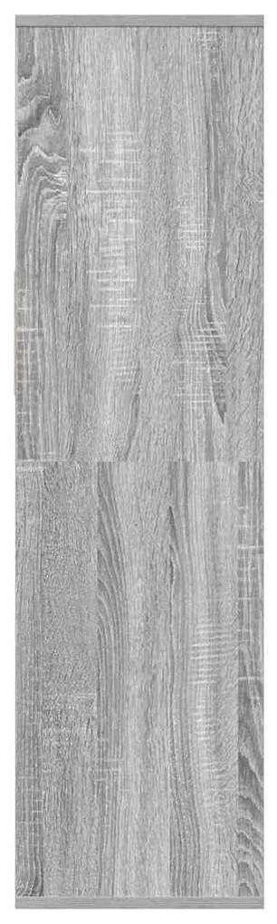 könyvszekrény szürke sonoma 34x31x112 cm szerelt fa
