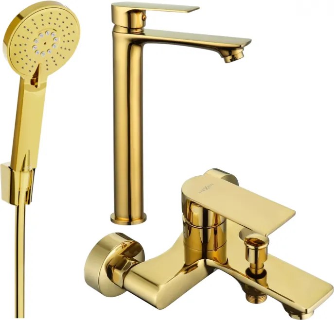 Mexen Royo R40 fürdőkád szett, arany - 72213R40-50