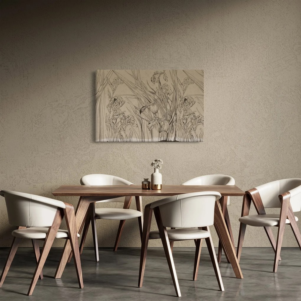 Kép - A növények körvonalai (90x60 cm)