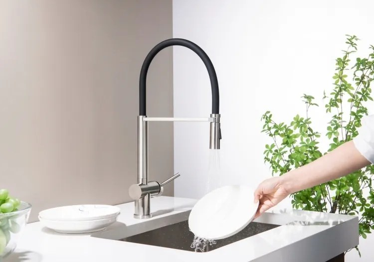 Konyhai Csaptelep Kivehető Flexibilis Kifolyócsővel