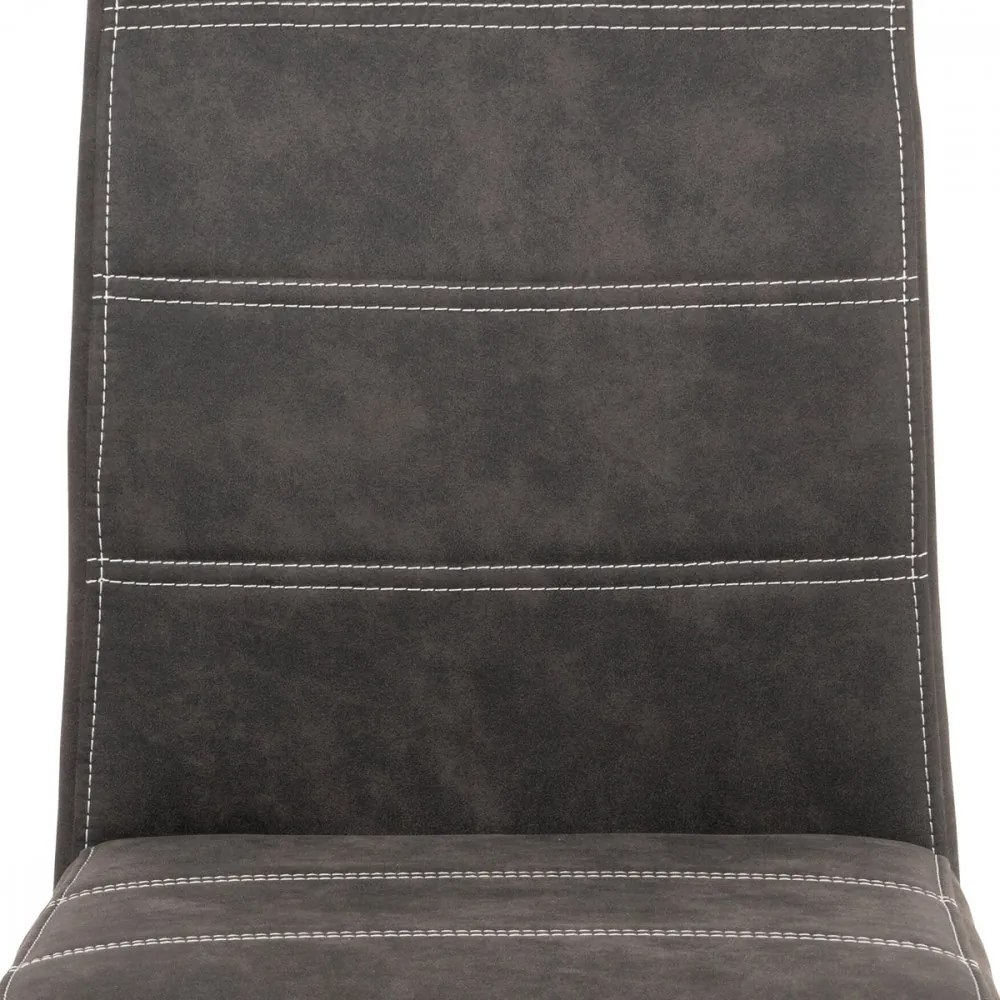 Scaun modern cu bază de sanie de culoare gri Hc-483