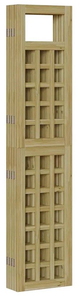 Kültéri adatvédelmi képernyő Kézi 5 pcs Barna 200 x 180 cm