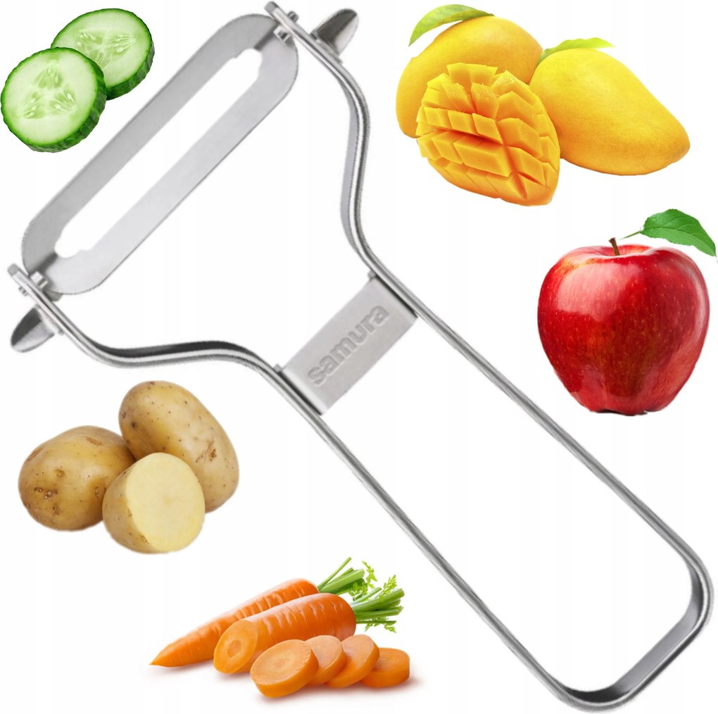 Hámozó Samura Vízszintes Zöldség-gyümölcs Kaparó Strapabíró Robusztus