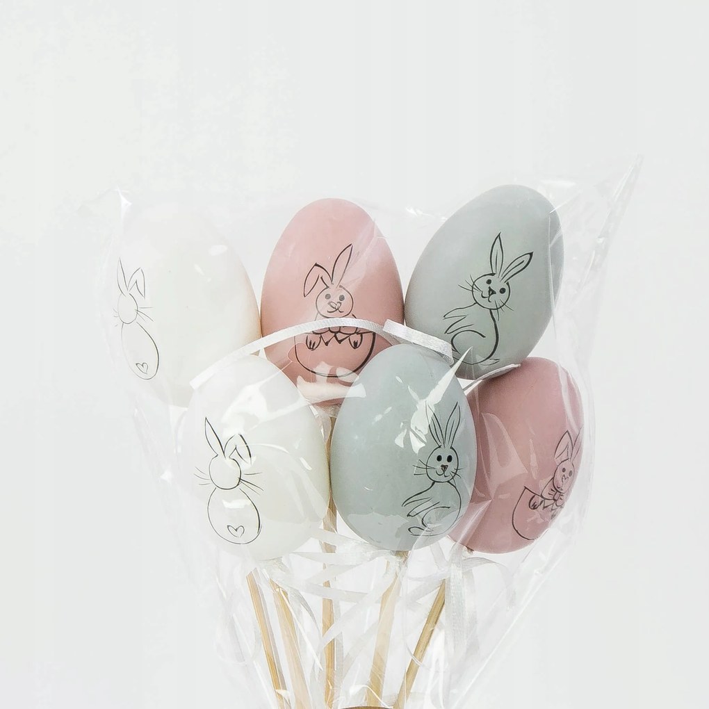 6db húsvéti tojás Homok kosár Pikk-pakk tojás húsvéti tojás