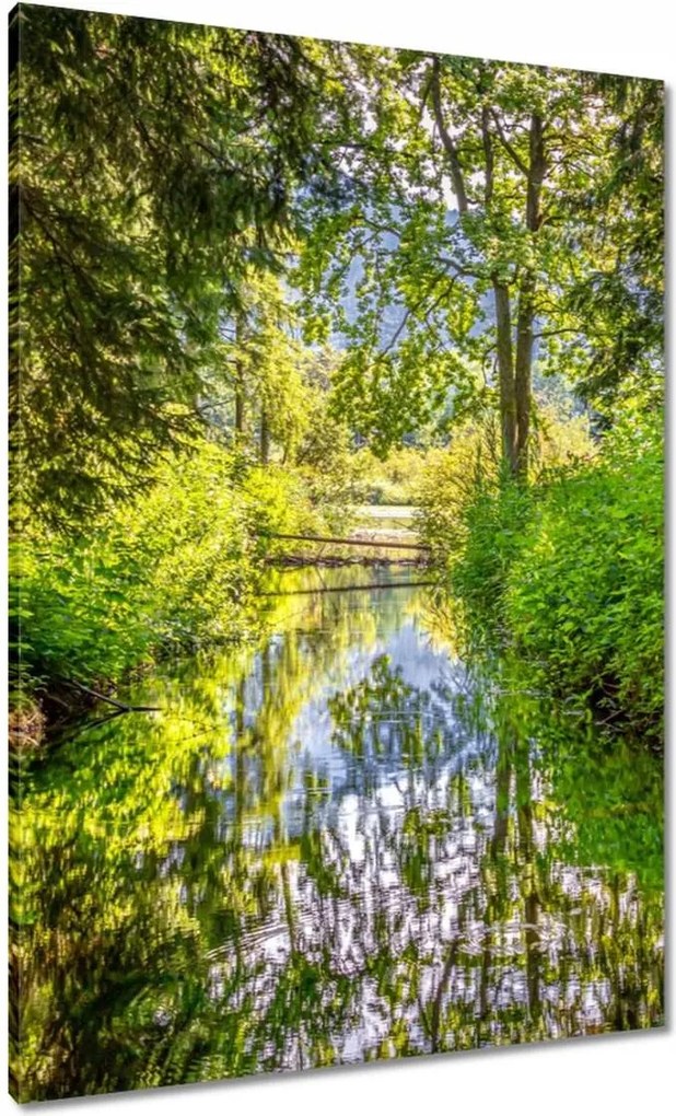 Vászonkép 70x100 Folyó Gyönyörű időjárás