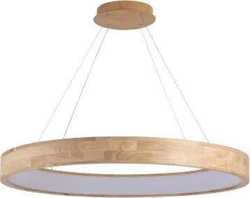 Brilagi -LED csillár kábelen FALCON WOOD LED/60W/230V 3000/4000/6000K 80 cm fa kivitel