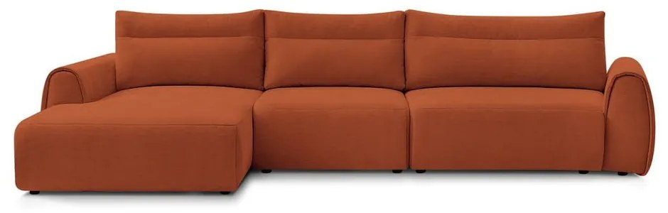 Narancssárga sarokkanapé Aden – Bobochic Paris