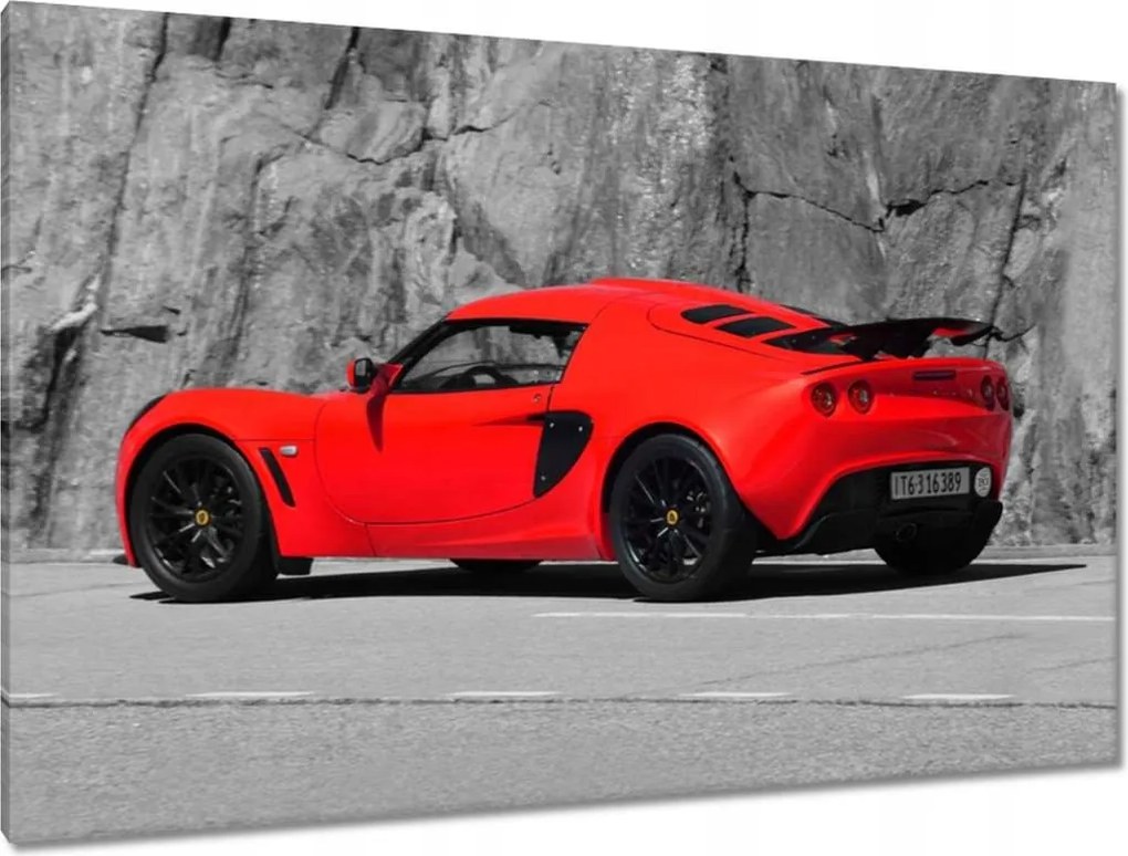 Vászonkép 120x80 Piros Lotus