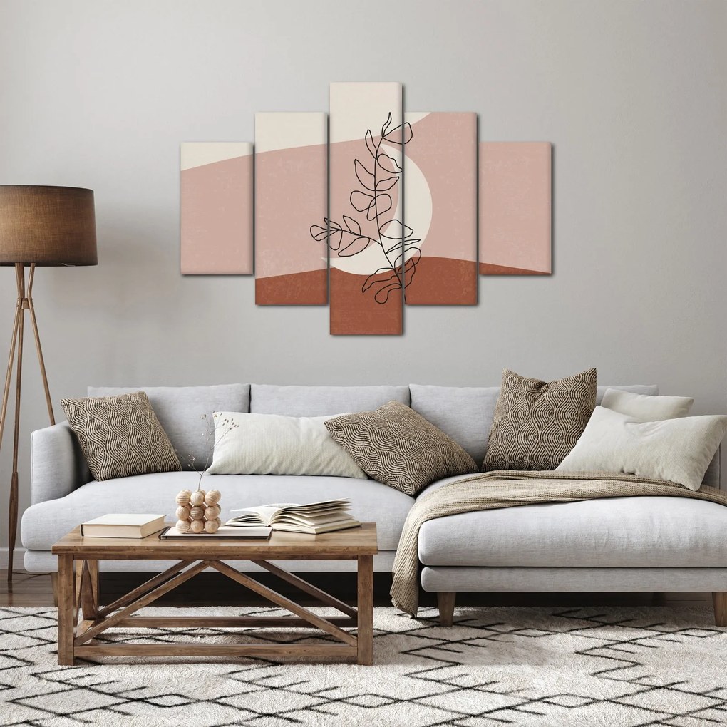 Kép - Boho levelek N⁰2 (150x105 cm)