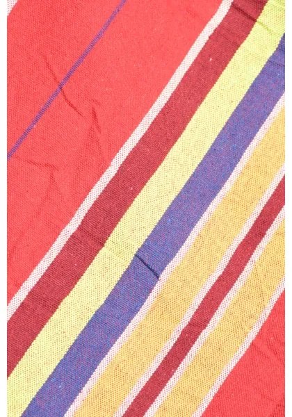 Függőágy 200x100 cm piros/sárga