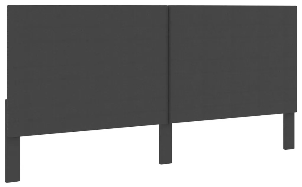 sötétszürke szövet fejvég 200 x 200 cm