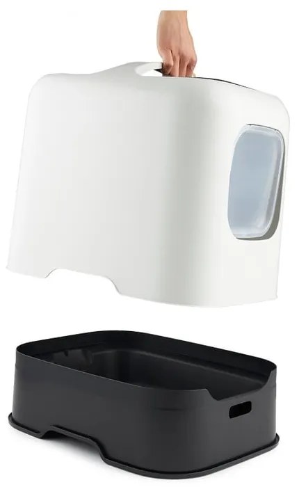 Fehér macskatoalett 40x51 cm Biala – Rotho