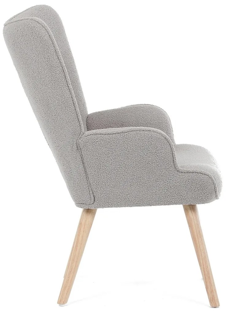 Bouclé GREY2 fotel, szürke
