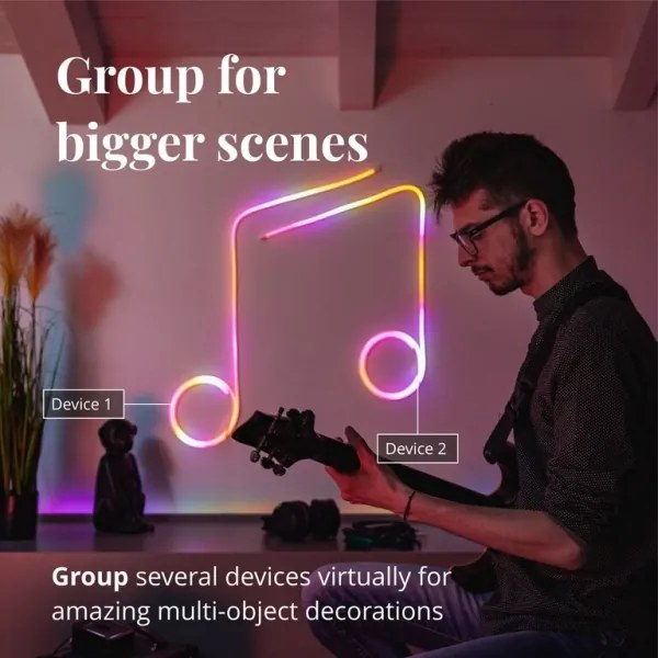 Twinkly TWFL200STW-WEU - LED RGB Dimmelhető szalag FLEX 200xLED 2 m Wi-Fi