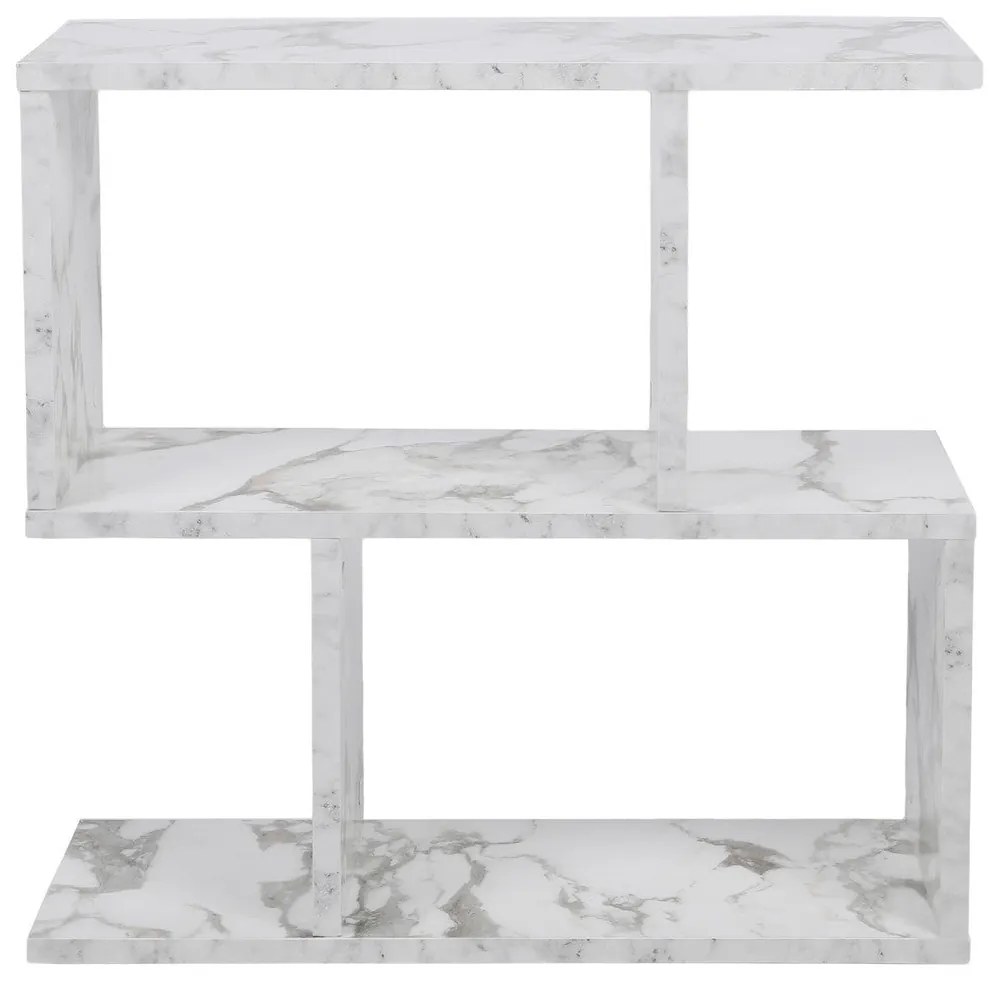 Kis asztal Life - Fehér, Marble