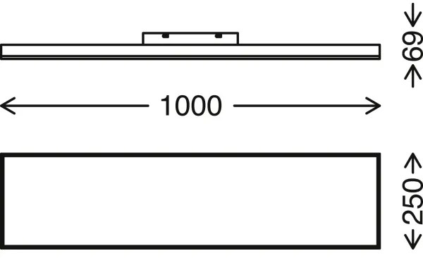 Brilo - LED Dimmelhető mennyezeti lámpa STARRY SKY LED/24W/230V 3000-6500K + távirányító